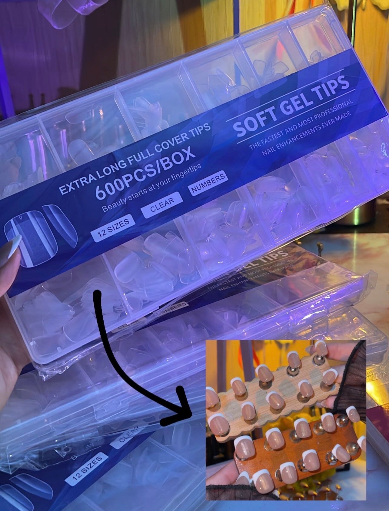 Soft gel tips - Short Square