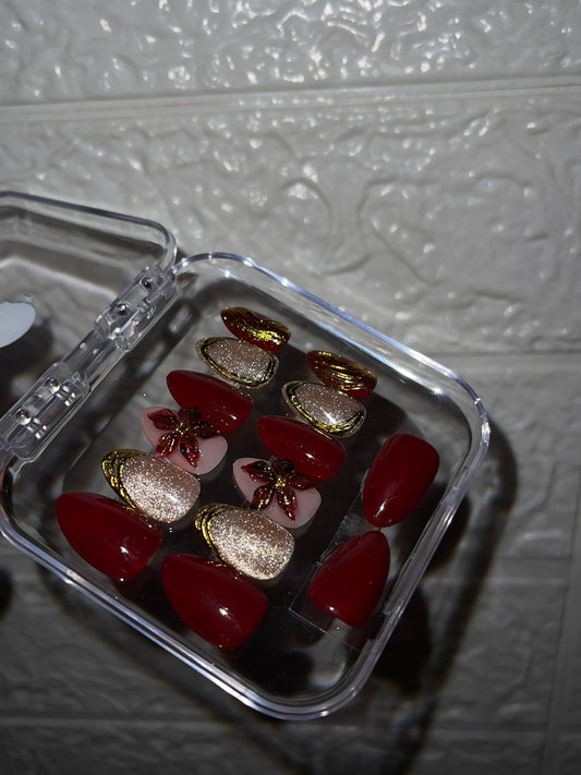 Burgundy Rose Cat Eye