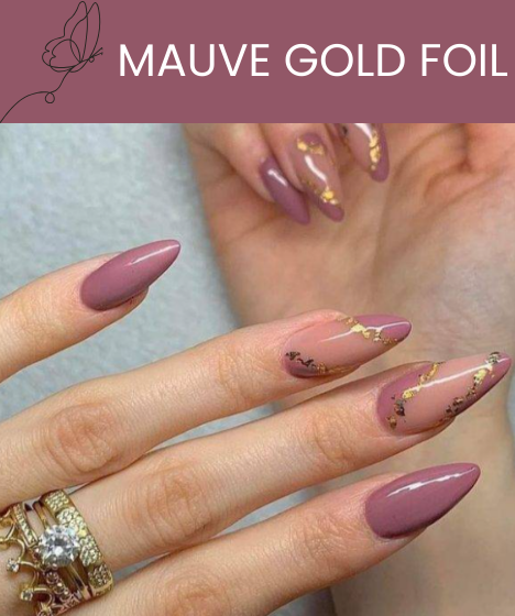MAUVE GOLD FOIL
