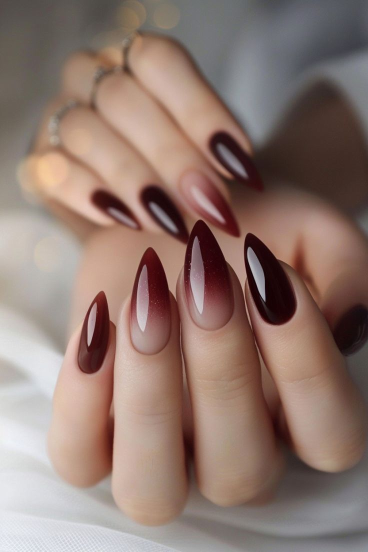 BURGUNDY OMBRE