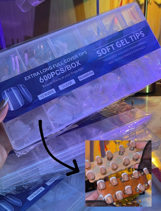 Soft gel tips - Short Square