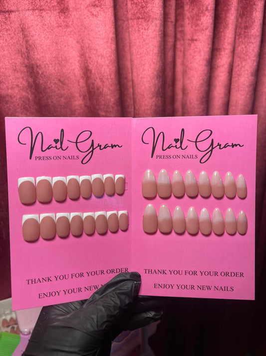 Bundle of 2- handmade nails