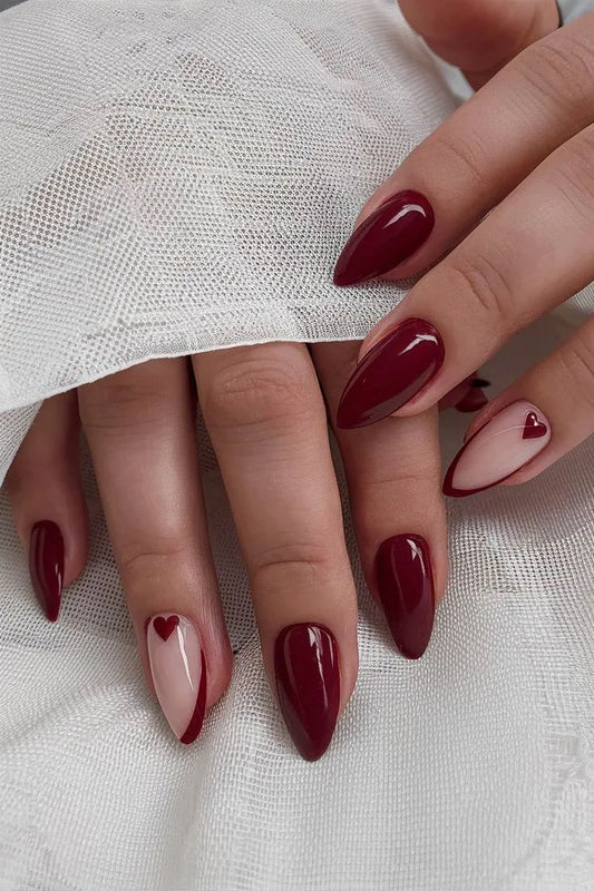 BURGUNDY HEART