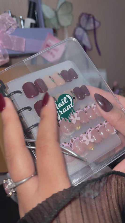 Nail Book- handmade press on’s